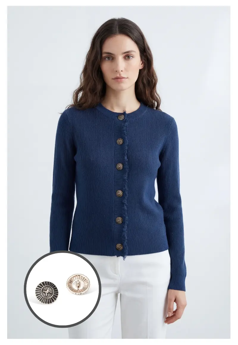 Antique Style Metal Shank Buttons